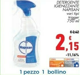 Conad Napisan Detergente Igienizzante offerta