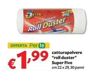 Pam Super Five Cattura Polvere Roll Duster offerta