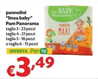 Pam Pannolini Linea Baby offerta
