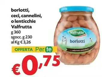 Pam Valfrutta Borlotti offerta