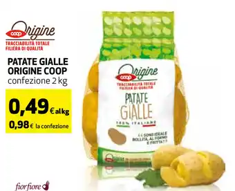 Coop Coop Origine Patate Gialle 2kg offerta