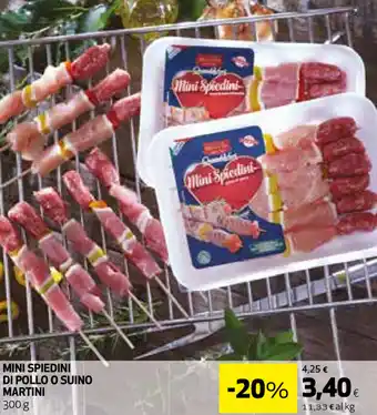 Coop Martini Mini Spiedini di Pollo o Suino 300g offerta