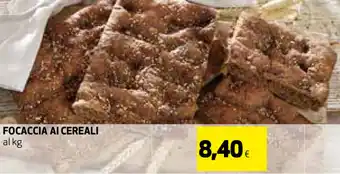 Coop Focaccia Al Cereali offerta