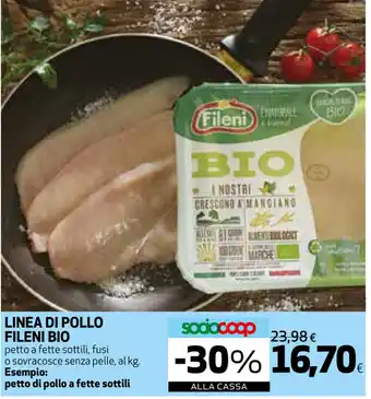 Coop Linea di Pollo Fileni Bio offerta