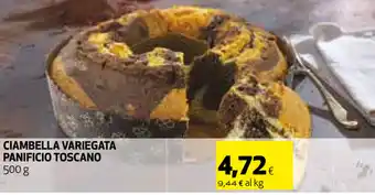Coop Ciambella Variegata Panificio Toscano 500g offerta