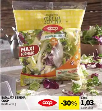 Coop Coop Insalata Serena 400g offerta