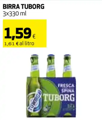 Coop Tuborg Birra 3x330ml offerta