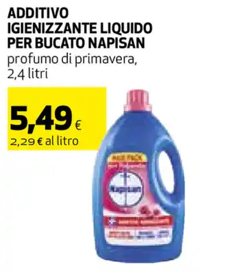 Coop Napisan Additivo Igienizzante Liquido per Bucato 2,4 litri offerta
