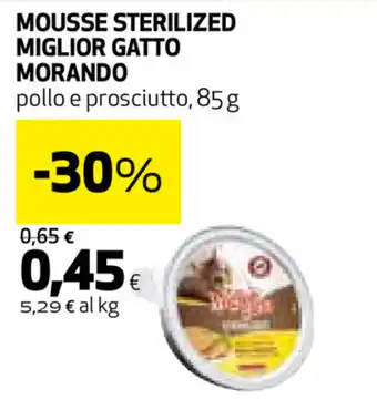 Coop Miglior Gatto Morando Mousse Sterilized 85g offerta