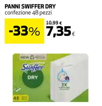 Coop Swiffer Dry Panni 48 pezzi offerta