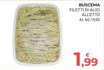 Eté BUSCEMA FILETTI DI ALICI offerta