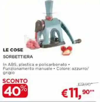 Coop Le Cose Sorbettiera offerta