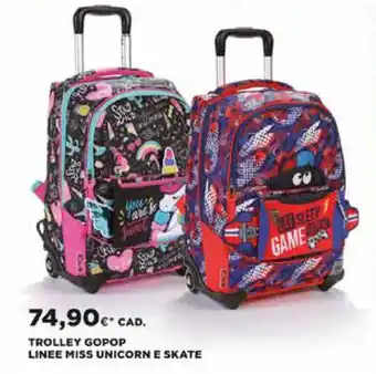 Coop GoPop Linee Miss Unicorn e Skate Trolley Cad. offerta