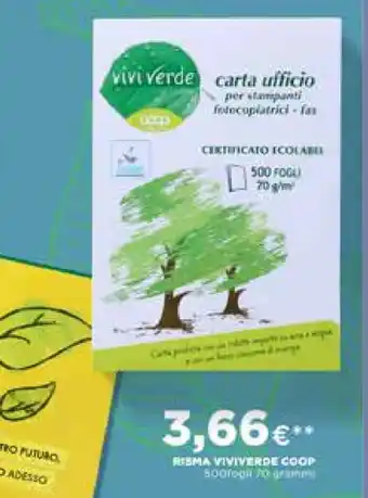 Coop Coop Vivi Verde Resma offerta