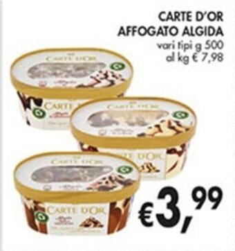 Coal CARTE D'OR AFFOGATO ALGIDA vari tipi g 500 offerta