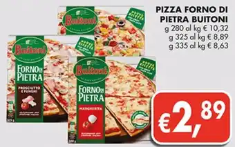 Coal PIZZA FORNO DI PIETRA BUITONI g 280 offerta