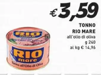 TONNO RIO MARE all'olio di oliva g 240