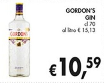 Coal GORDON'S GIN cl 70 offerta