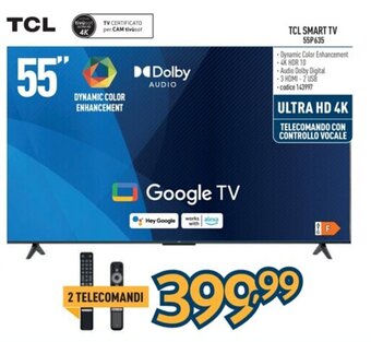 Sinergy TCL SMART TV 55P635 offerta