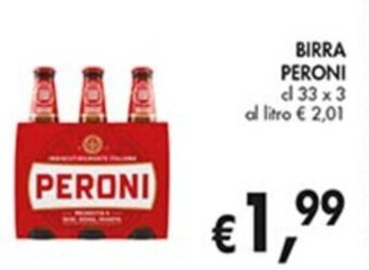 Coal BIRRA PERONI cl 33 x 3 offerta