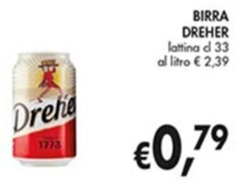 Coal BIRRA DREHER lattina cl 33 offerta