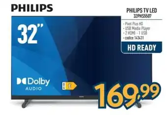 Sinergy PHILIPS TV LED 32PHS5507 offerta