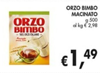 Coal ORZO BIMBO MACINATO g 500 offerta