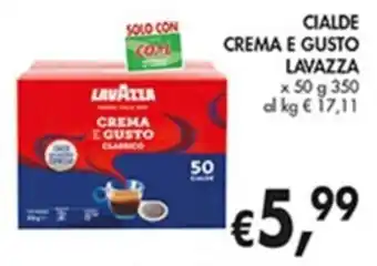 Coal CIALDE CREMA E GUSTO LAVAZZA x50 g 350 offerta