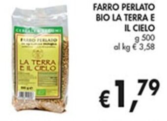 Coal FARRO PERLATO BIO LA TERRA E IL CIELO g 500 offerta