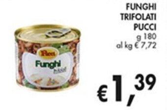 Coal FUNGHI TRIFOLATI PUCCI g 180 offerta