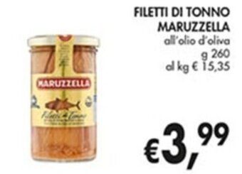 FILETTI DI TONNO MARUZZELLA all'olio d'oliva g 260