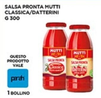 Coal SALSA PRONTA MUTTI CLASSICA/DATTERINI g 300 offerta