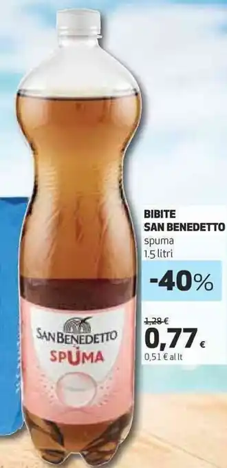 Coop BIBITE SAN BENEDETTO spuma 1,5 litri offerta