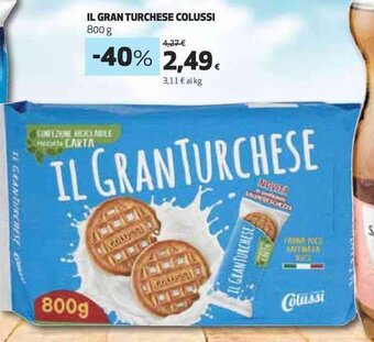 Coop IL GRAN TURCHESE COLUSSI 800 g offerta