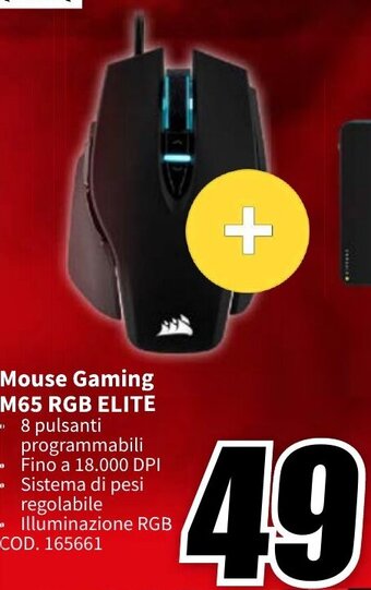 Corsair Mouse Gaming M65 RGB ELITE