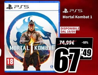 MediaWorld PS5 Mortal Kombat 1 offerta