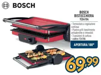 Sinergy BOSCH BISTECCHIERA TCG4104 offerta