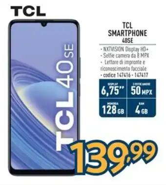 Sinergy TCL SMARTPHONE 40SE offerta