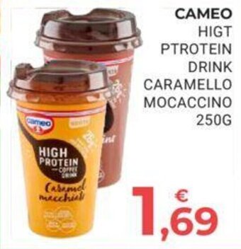 Eté CAMEO HIGT PTROTEIN DRINK CARAMELLO MOCACCINO 250G offerta