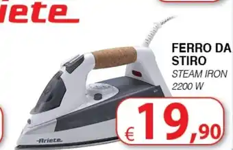 Ariete FERRO DA STIRO STEAM IRON 2200 W