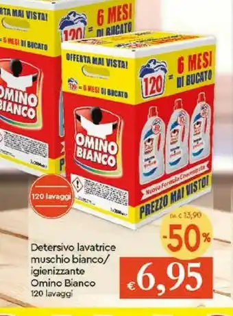 Galassia Omino Bianco Detersivo Lavatrice Muschio Bianco offerta