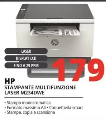 Comet Hp stampante multifunzione laser m234dwe offerta