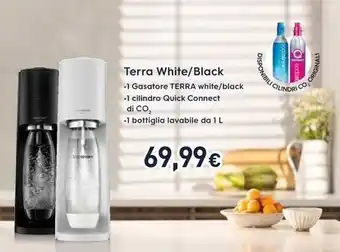 Unieuro Sodastream terra nero offerta