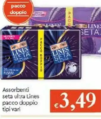 Galassia Lines Assorbenti Seta Ultra Pacco Dopio offerta
