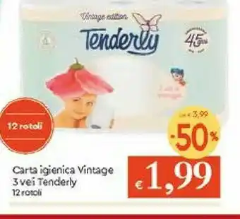 Galassia Tenderly Carta Igienica Vintage offerta