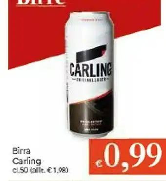 Galassia Carling Birra 500 Ml offerta