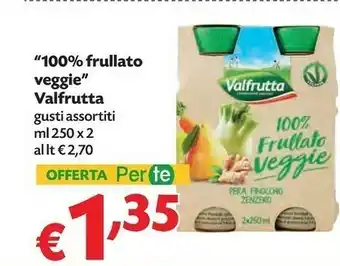Pam Valfrutta 100% Frullato Veggie offerta