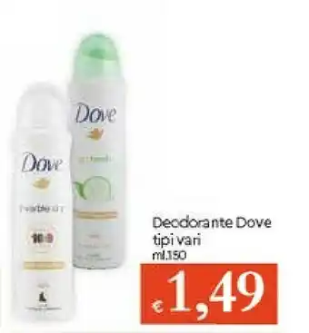 Galassia Dove Deodorante Tipi Vari offerta