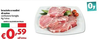 Pam Braciole O Nodini Di Suino offerta