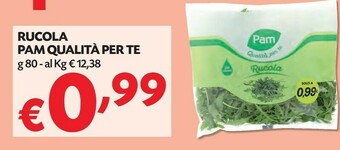 Pam Pam Qualità Per Te Rucola offerta